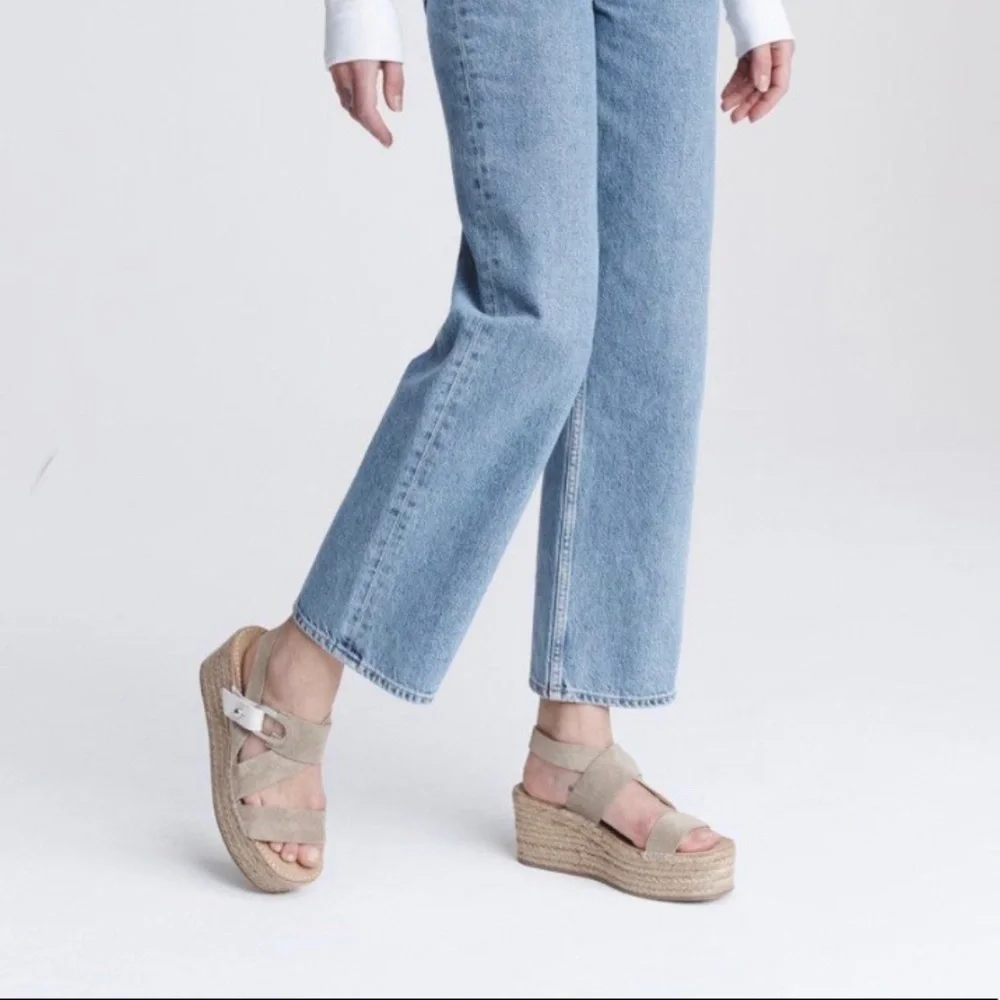 Rag and Bone August Espadrille - Leather Platform‎ Sandal